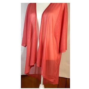 Lularoe Women's top open front sheer Medium cover
